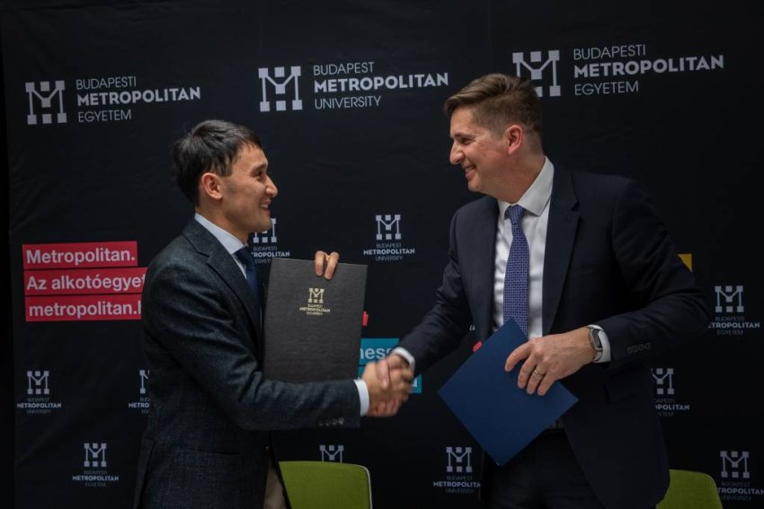 Budapesti Metropolitan Egyetem látta vendégül a kirgiz oktatási minisztert