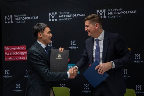 Budapesti Metropolitan Egyetem látta vendégül a kirgiz oktatási minisztert 