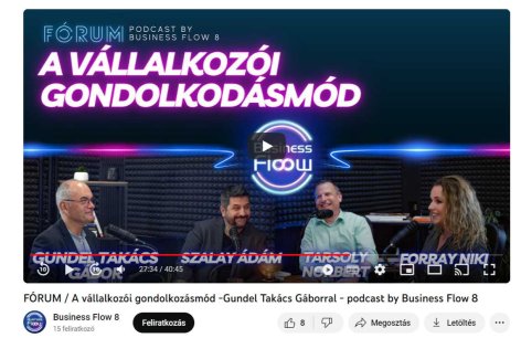 Új podcast műsorban debütál Gundel Takács Gábor