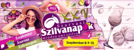 Szarvasi Szilvanapok Szeptember 8. és 10. között