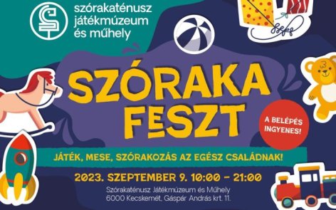 Kultúra-program-fesztivál Családi fesztivállal köszönti az őszt a kecskeméti Szórakaténusz 