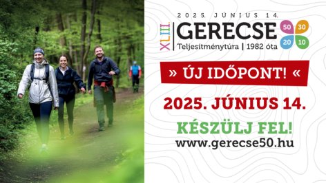 Az elhalasztott Gerecse 50 új időpontja: június 14.