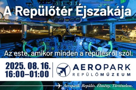 Szombaton jön A Repülőtér Éjszakája