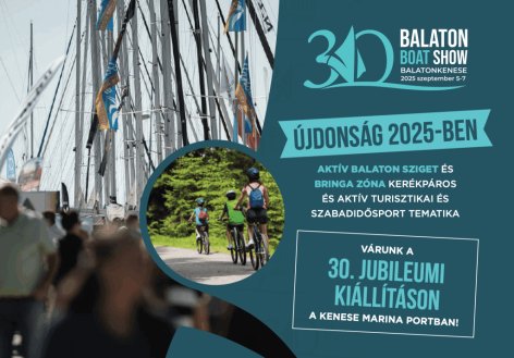 Hajók, bringák, vízisportok: jubileumi eseménnyel indul az ősz a Balatonon