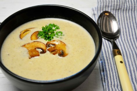 Gombakrémleves recept