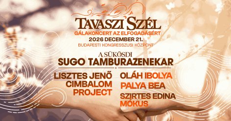 Fiatal tamburások és ismert előadók lépnek színpadra a Tavaszi Szél gálán