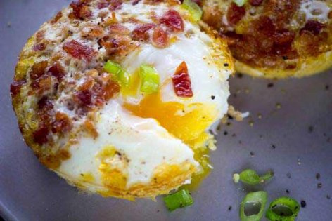 Tojásos muffin, ami feldobja a reggelt